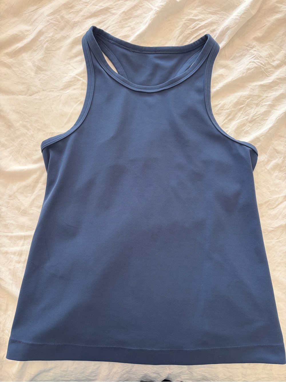 Lululemon Align Waist-Length Racerback Tank Top Blue estimated size 4 nulu yoga